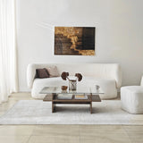 Couchtisch Saga Rectangle aus Holz und gehärtetem Glas, 105×65×35 cm von Hanah Home – Bild 2