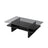 Couchtisch Saga Rectangle aus Holz und gehärtetem Glas in Schwarz und Rauch, 105×65×35 cm von Hanah Home – Bild 9