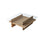 Couchtisch Saga Square aus gehärtetem Glas und melaminbeschichteten Holz, 90×90×35 cm von Hanah Home – Bild 9