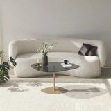 Couchtisch Soho aus gehärtetem Glas und Metall, 85×67×40 cm von Hanah Home – Bild 2