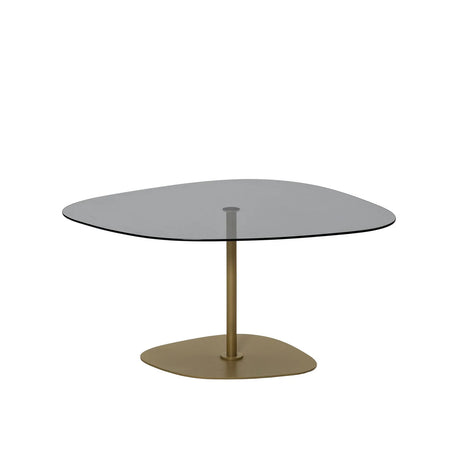 Couchtisch Soho aus gehärtetem Glas und Metall, 85×67×40 cm von Hanah Home – Bild 8