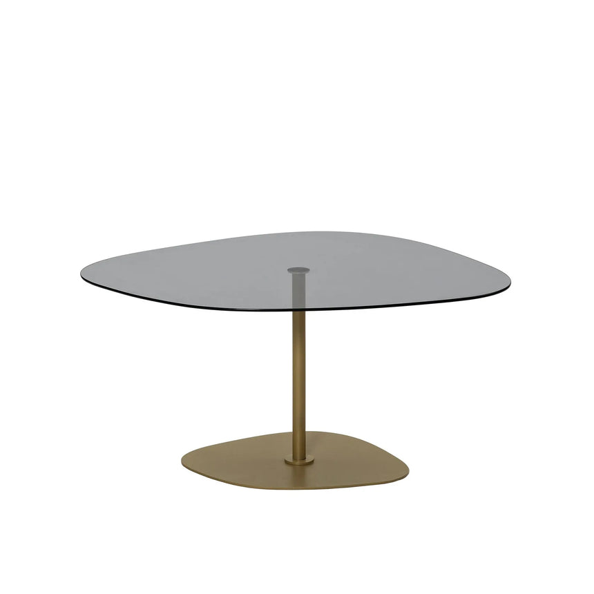 Couchtisch Soho aus gehärtetem Glas und Metall, 85×67×40 cm von Hanah Home – Bild 8