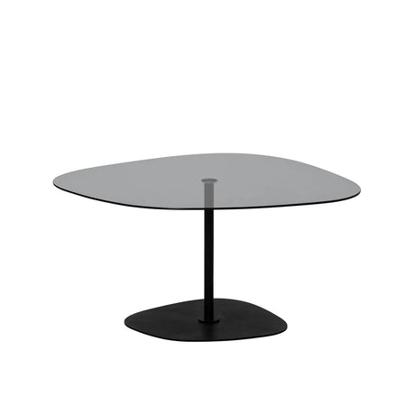 Couchtisch Soho aus gehärtetem Glas und Metall in Dunkelgrau und Schwarz, 85×67×40 cm von Hanah Home – Bild 8