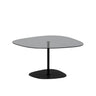 Couchtisch Soho aus gehärtetem Glas und Metall in Dunkelgrau und Schwarz, 85×67×40 cm von Hanah Home – Bild 8