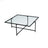 Couchtisch Sun S408 aus gehärtetem Glas und Metall, 85×85×35 cm von Hanah Home – Bild 10