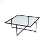 Couchtisch Sun S408 aus gehärtetem Glas und Metall, 85×85×35 cm von Hanah Home – Bild 10