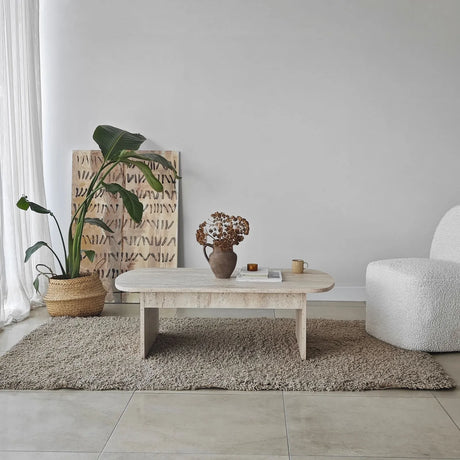 Couchtisch Theseus aus melaminbeschichteten Holz, 105×60×35 cm von Hanah Home – Bild 2