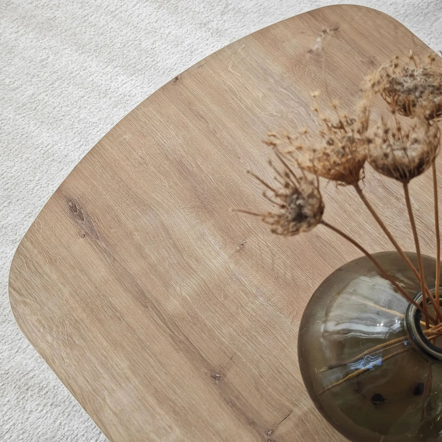Couchtisch Theseus aus melaminbeschichteten Holz in Saphir-Eiche, 105×60×35 cm von Hanah Home – Bild 7