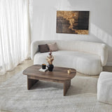 Couchtisch Theseus aus melaminbeschichteten Holz in Walnuss, 105×60×35 cm von Hanah Home – Bild 3