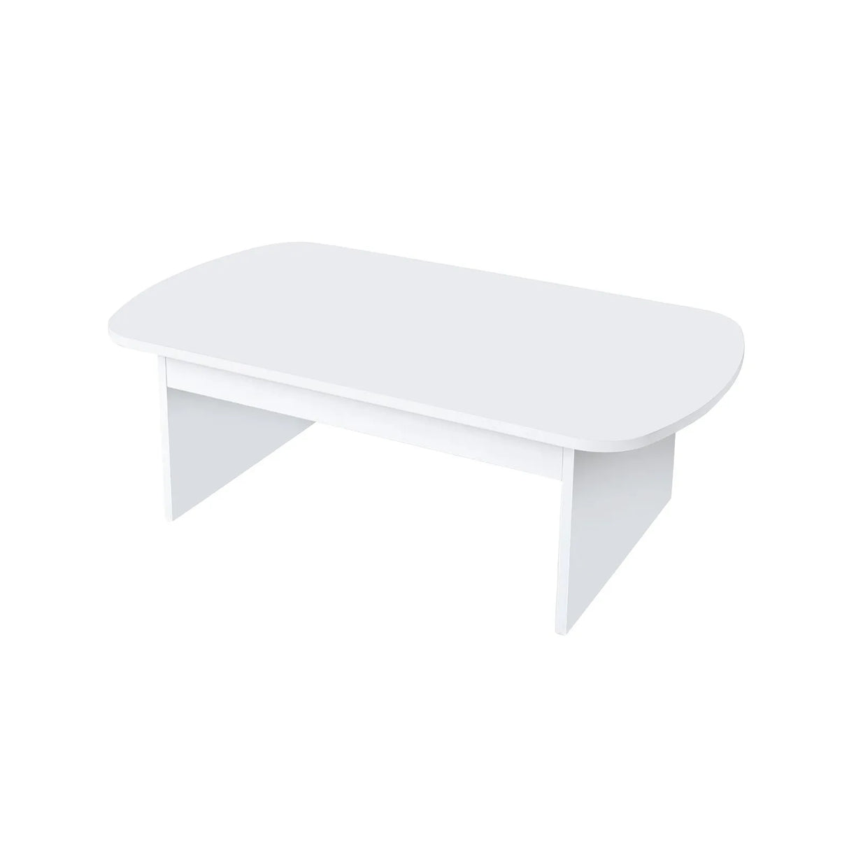 Couchtisch Theseus aus melaminbeschichteten Holz in Weiß, 105×60×35 cm von Hanah Home – Bild 9