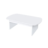 Couchtisch Theseus aus melaminbeschichteten Holz in Weiß, 105×60×35 cm von Hanah Home – Bild 9