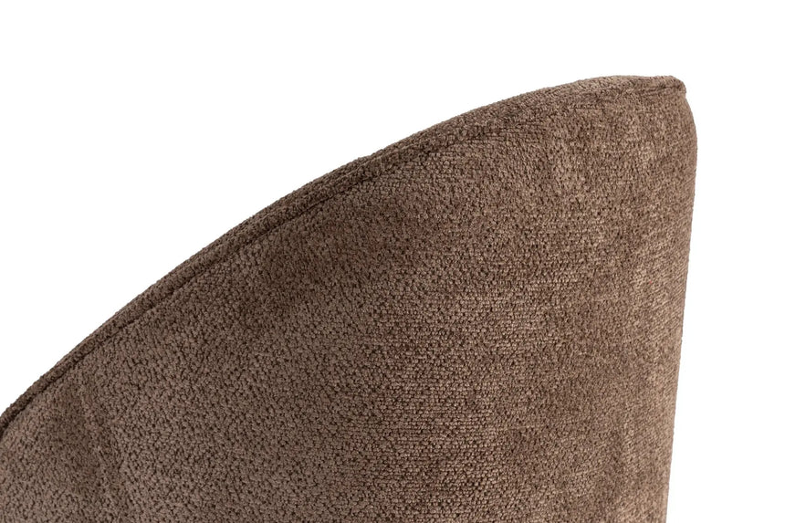 Essstuhl Bentley aus Buche und Baumwolle in Braun und Schwarz, 2er-Pack von Hanah Home – Bild 5