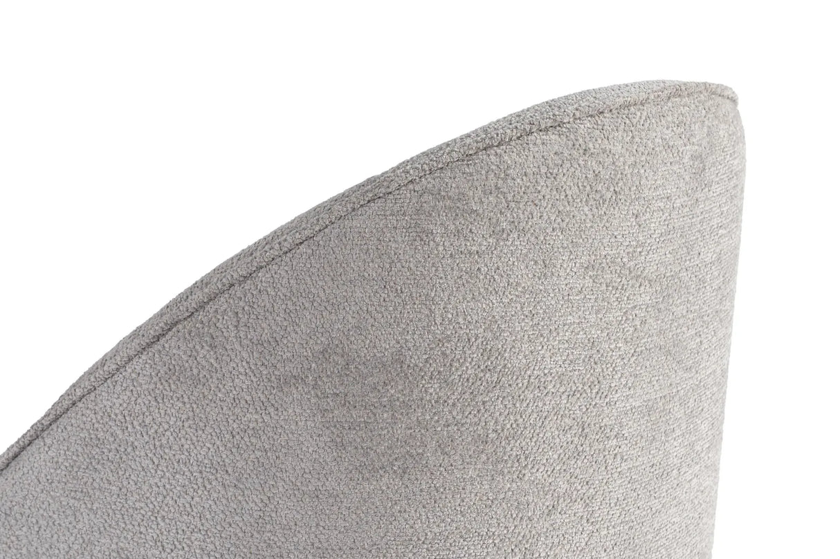 Essstuhl Bentley aus Buche und Baumwolle in Grau und Schwarz, 2er-Pack von Hanah Home – Bild 5