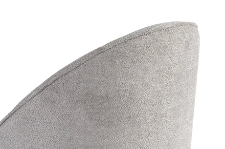Essstuhl Bentley aus Buche und Baumwolle in Grau und Schwarz, 2er-Pack von Hanah Home – Bild 5