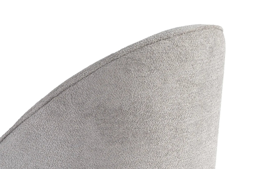 Essstuhl Bentley aus Buche und Baumwolle in Grau und Schwarz, 2er-Pack von Hanah Home – Bild 5
