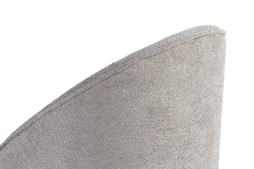 Essstuhl Bentley aus Buche und Baumwolle in Grau und dunkler Eiche, 2er-Pack von Hanah Home – Bild 5