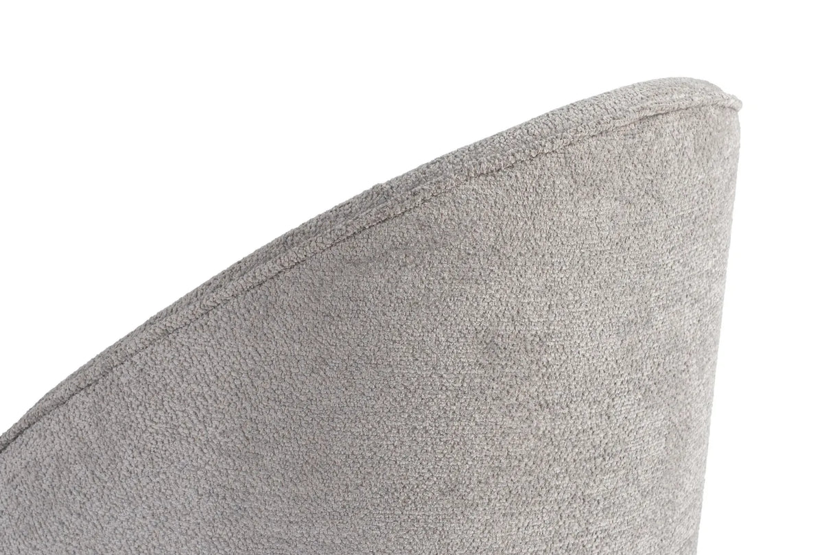 Essstuhl Bentley aus Buche und Baumwolle in Grau und heller Eiche, 2er-Pack von Hanah Home – Bild 5