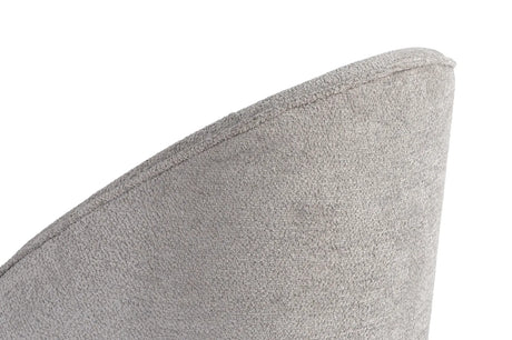 Essstuhl Bentley aus Buche und Baumwolle in Grau und heller Eiche, 2er-Pack von Hanah Home – Bild 5