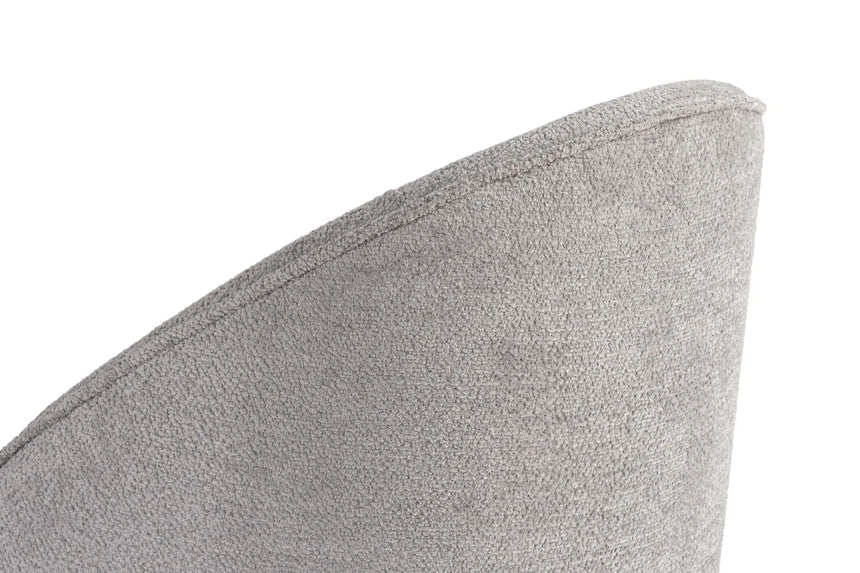Essstuhl Bentley aus Buche und Baumwolle in Grau und heller Eiche, 2er-Pack von Hanah Home – Bild 5