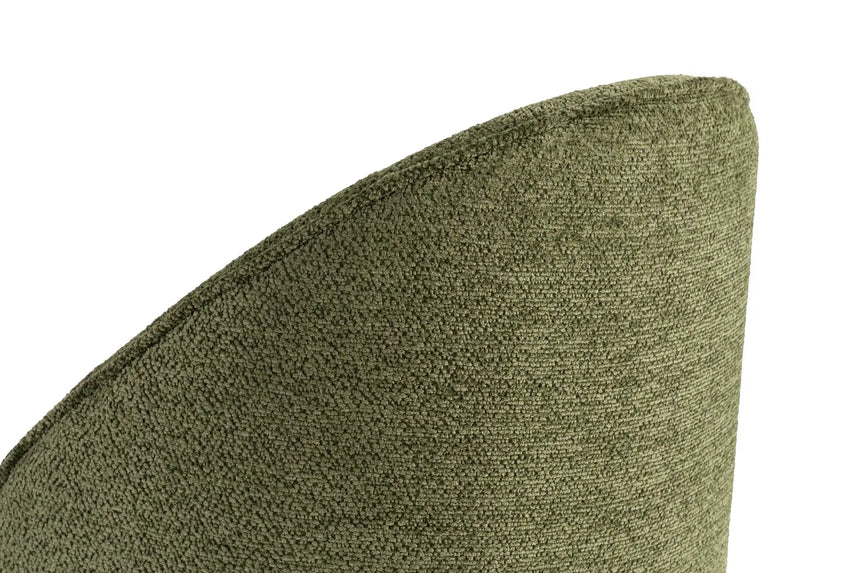Essstuhl Bentley aus Buchenholz und Baumwolle in Grün und Schwarz, 2er-Pack von Hanah Home – Bild 5