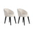 Essstuhl Bentley aus Buche und Baumwolle, 2er-Pack - ZEN ZONE Furniture