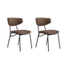 Essstuhl Nancy aus Buche und Baumwolle, 2er-Pack - ZEN ZONE Furniture