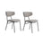 Essstuhl Nancy aus Buche und Baumwolle, 2er-Pack - ZEN ZONE Furniture