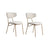 Essstuhl Nancy aus Buche und Baumwolle, 2er-Pack - ZEN ZONE Furniture