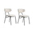 Essstuhl Nancy aus Buche und Baumwolle, 2er-Pack - ZEN ZONE Furniture