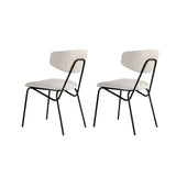 Essstuhl Nancy aus Buche und Baumwolle, 2er-Pack - ZEN ZONE Furniture