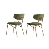Essstuhl Nancy aus Buche und Baumwolle, 2er-Pack - ZEN ZONE Furniture