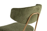 Essstuhl Nancy aus Buchenholz und Baumwolle in Grün und Gold, 2er-Pack von Hanah Home – Bild 4
