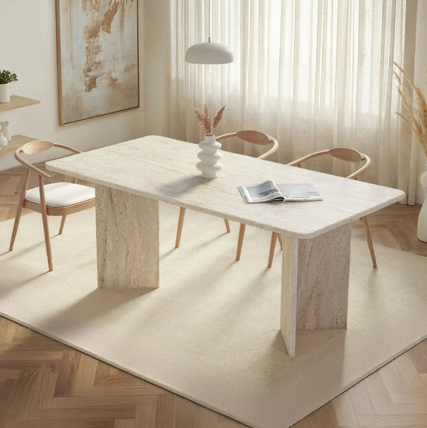 Esstisch Linza aus melaminbeschichteten Holz, 180×90×75 cm von Hanah Home – Bild 1