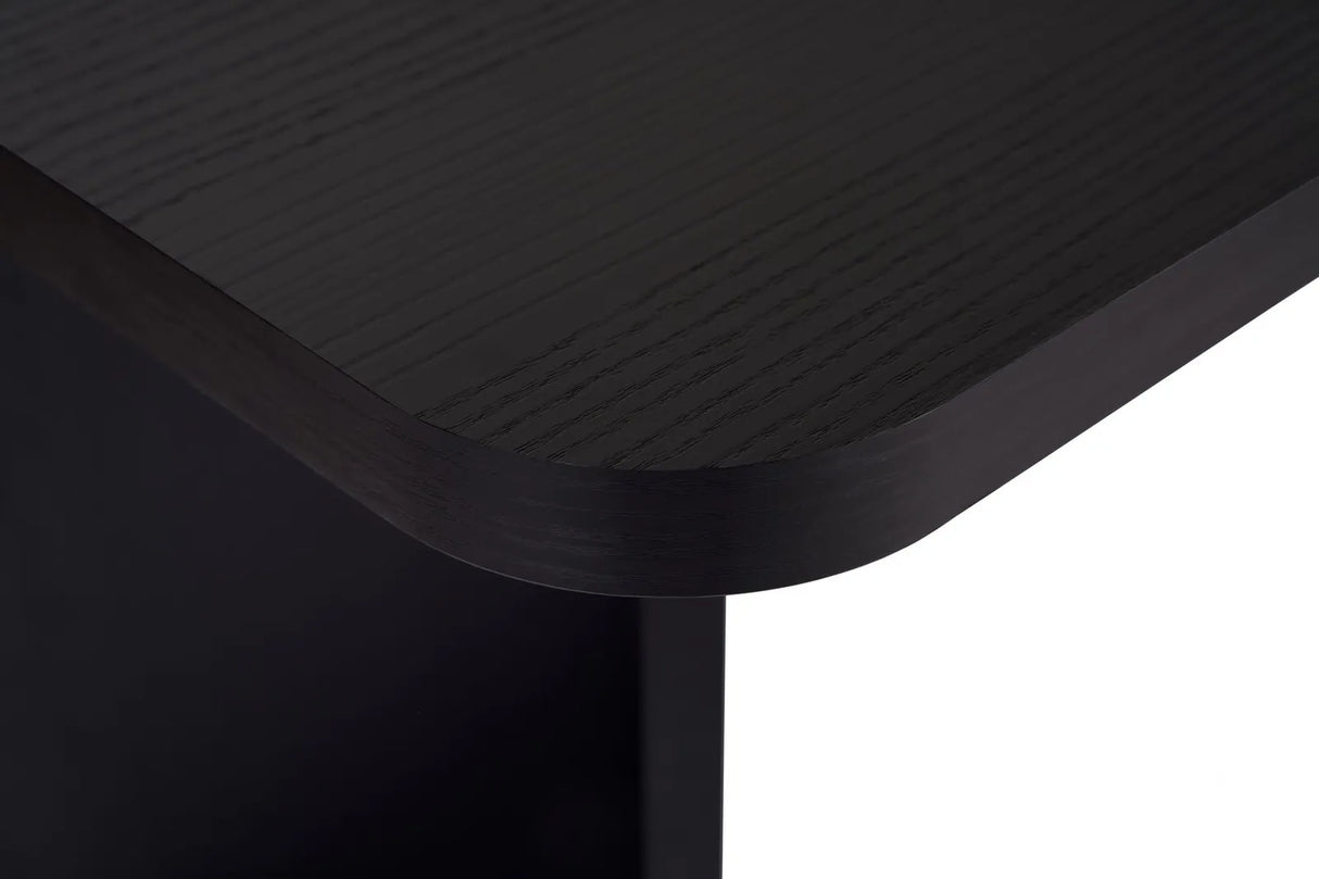 Esstisch Linza aus melaminbeschichteten Holz in Holzschwarz, 180×90×75 cm von Hanah Home – Bild 10