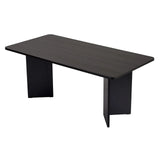 Table à manger Linza en bois mélaminé, 180×90×75 cm