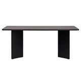 Table à manger Linza en bois mélaminé, 180×90×75 cm