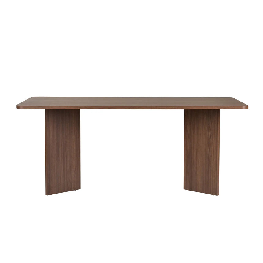 Esstisch Linza aus melaminbeschichteten Holz in Walnuss, 180×90×75 cm von Hanah Home – Bild 5