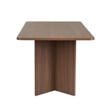 Esstisch Linza aus melaminbeschichteten Holz in Walnuss, 180×90×75 cm von Hanah Home – Bild 6