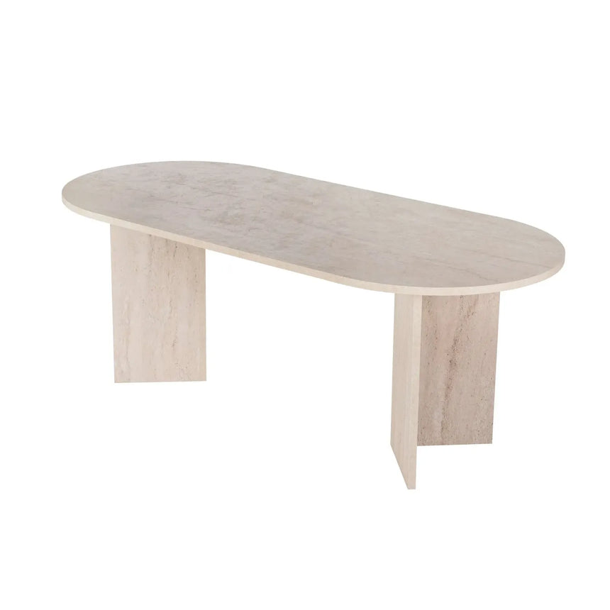 Esstisch Sabella aus Holz, 200×90×75 cm - ZEN ZONE Furniture
