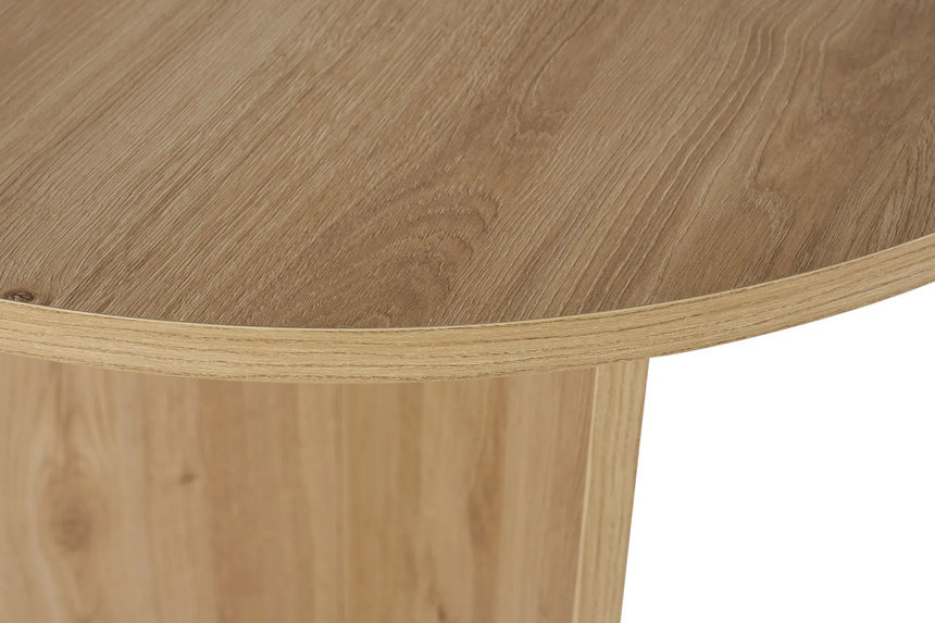 Esstisch Sablin aus melaminbeschichteten Holz in Saphir-Eiche, 180×90×75 cm von Hanah Home – Bild 8