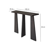 Kommode Cleopatra aus Massivholz, 100×28×83 cm von Hanah Home – Bild 11