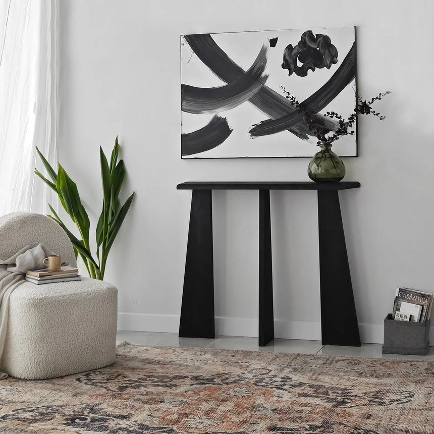 Kommode Cleopatra aus Massivholz, 100×28×83 cm von Hanah Home – Bild 2