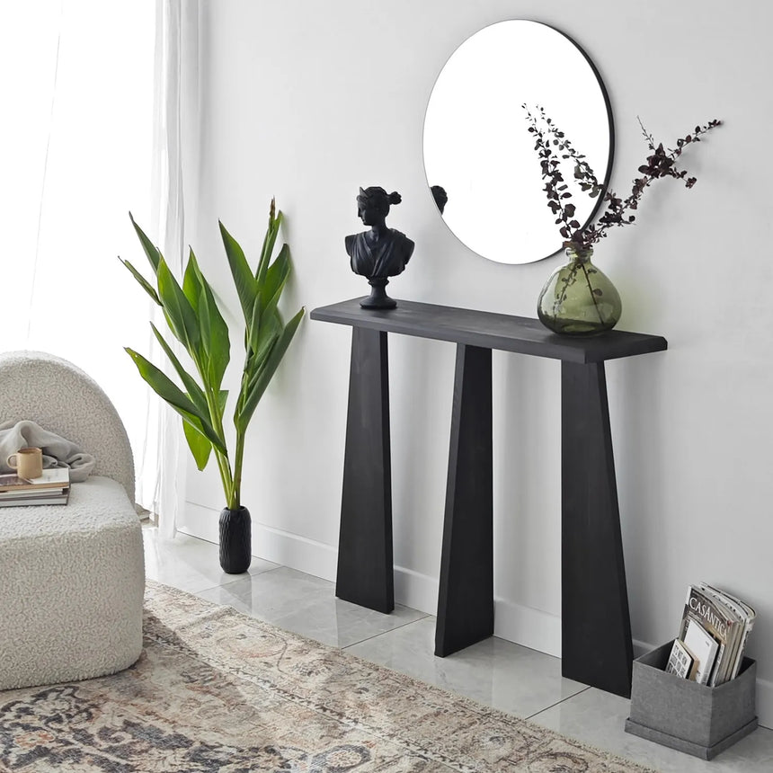 Kommode Cleopatra aus Massivholz, 100×28×83 cm von Hanah Home – Bild 4