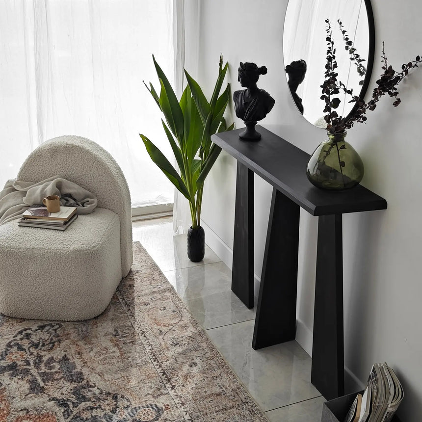 Kommode Cleopatra aus Massivholz, 100×28×83 cm von Hanah Home – Bild 6
