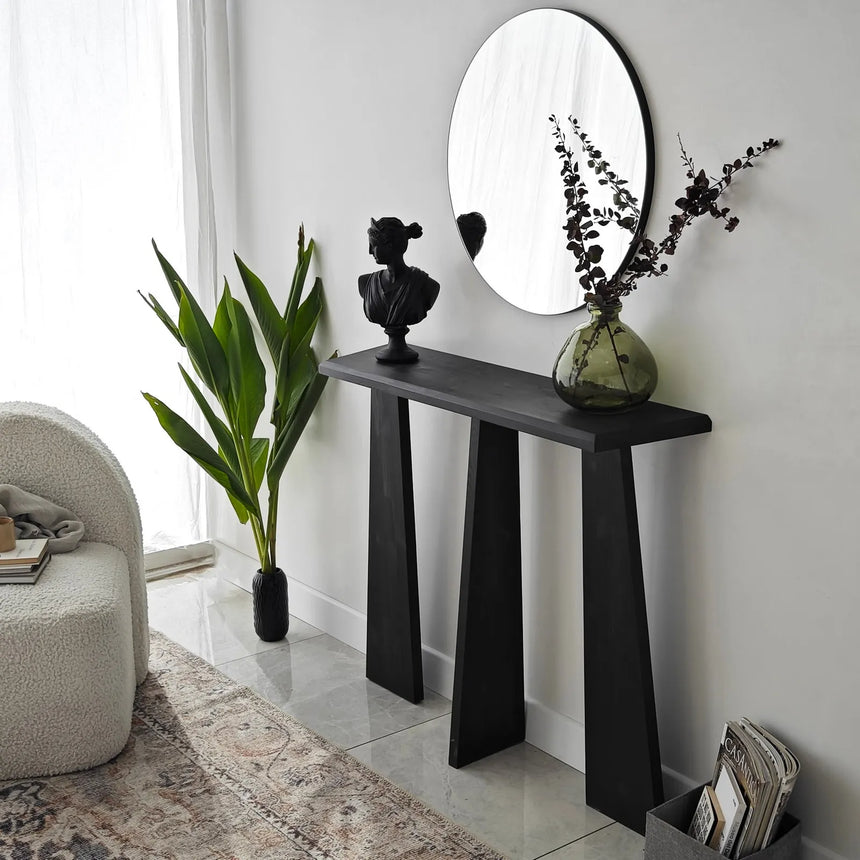 Kommode Cleopatra aus Massivholz, 100×28×83 cm von Hanah Home – Bild 7