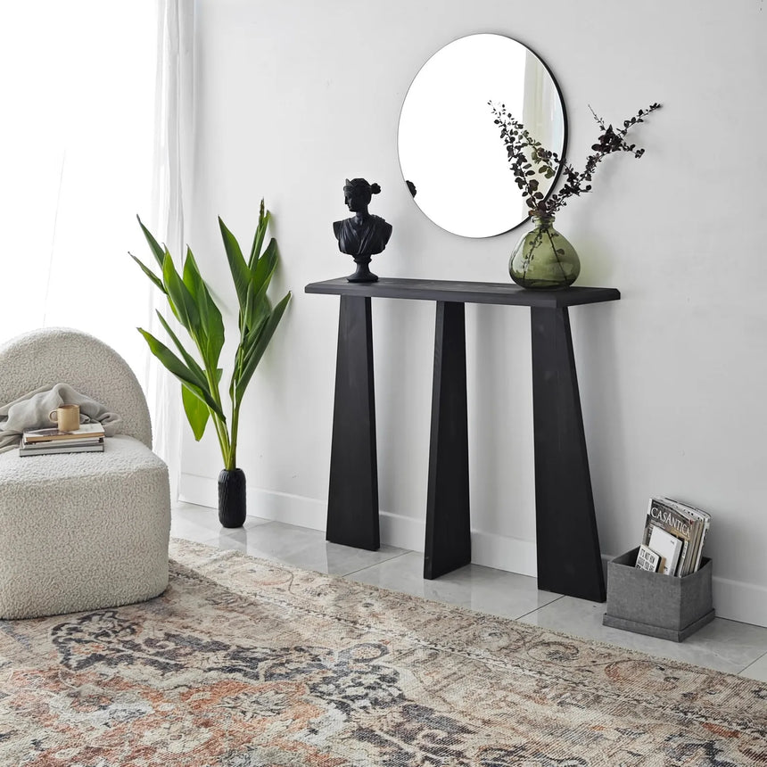 Kommode Cleopatra aus Massivholz, 100×28×83 cm von Hanah Home – Bild 8