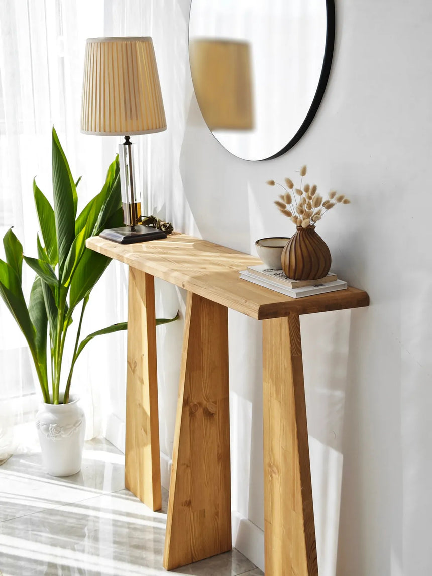 Kommode Cleopatra aus Massivholz in Eiche, 100×28×83 cm von Hanah Home – Bild 5
