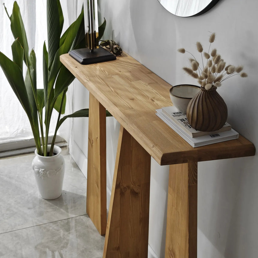 Kommode Cleopatra aus Massivholz in Eiche, 100×28×83 cm von Hanah Home – Bild 8