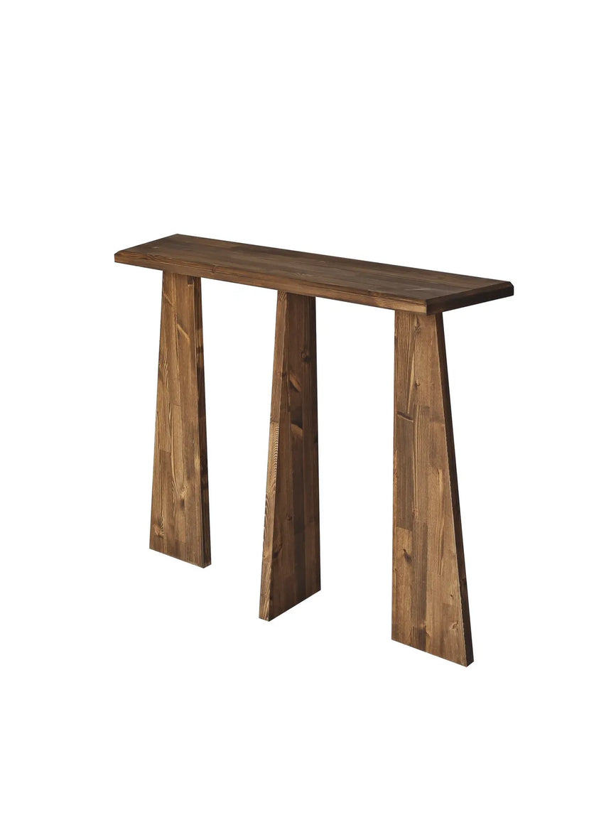 Kommode Cleopatra aus Massivholz in Walnuss, 100×28×83 cm von Hanah Home – Bild 7