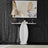 Kommode Ellittica aus melaminharzbeschichteten Holz, 100×30×81 cm von Hanah Home – Bild 1